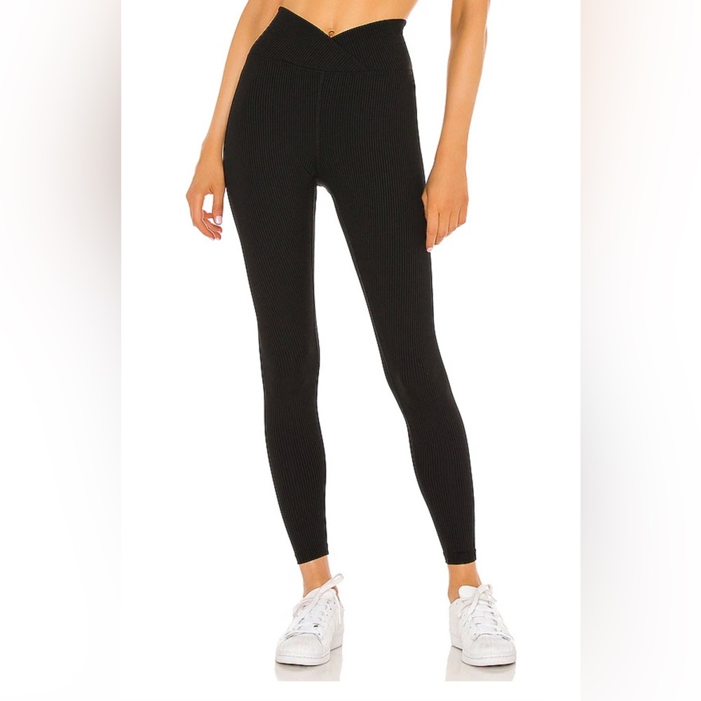 Years Of Ours Veronica Ribbed Legging in Black